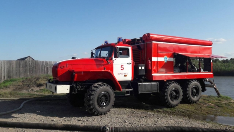 На пожаре в Байкальске спасли мужчину