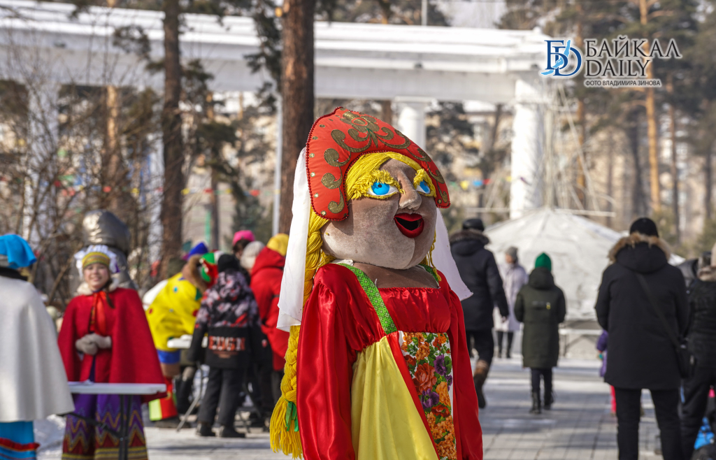 В парке Улан-Удэ проводят зиму 