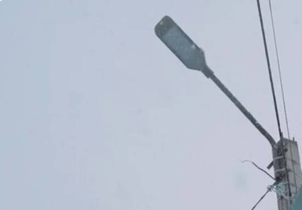 Возле школы в райцентре в Бурятии погасли фонари