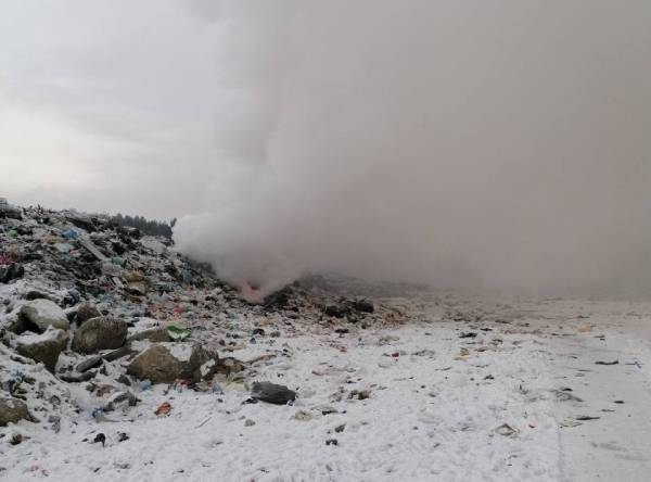 Поджог назвали вероятной причиной пожара на полигоне в Бурятии