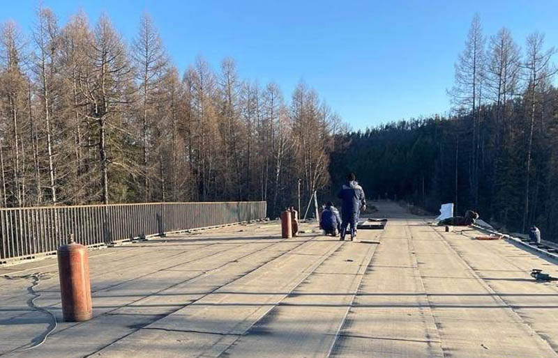 В Кижингинском районе Бурятии ремонтируют мост