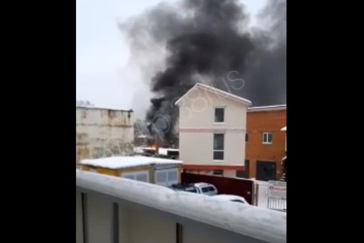 В Иркутске сгорел трамвай