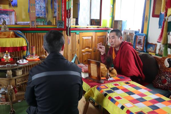 Буддийский священнослужитель посетил улан-удэнскую колонию