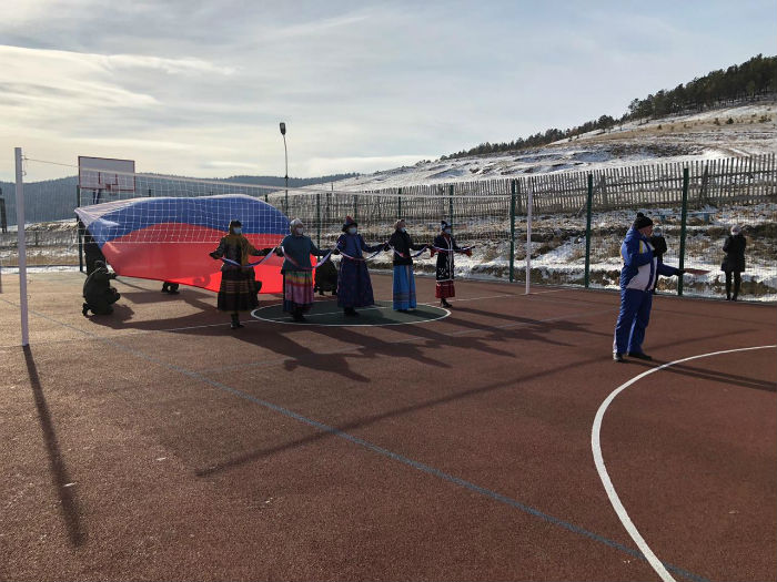 В Бурятии открыли спортплощадку и футбольное поле