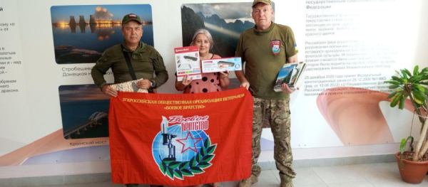 Ветераны из «Боевого братства Бурятии» посетили школу в Старобешево