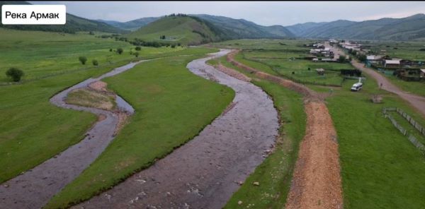 В Бурятии отсыпали низменные участки двух рек для защиты от паводков