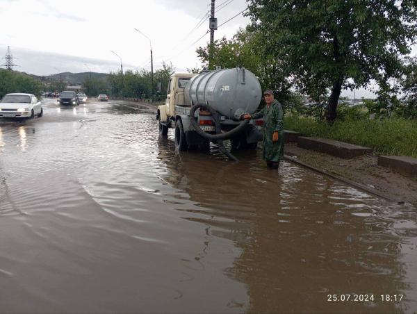 В Улан-Удэ введён режим повышенной готовности из-за дождей