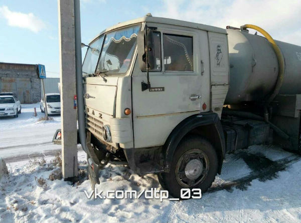 В Улан-Удэ столкнулись 4 автомобиля (фото)