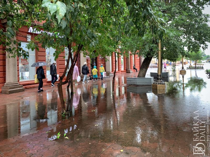 В Бурятии ещё на три дня зарядят дожди и град