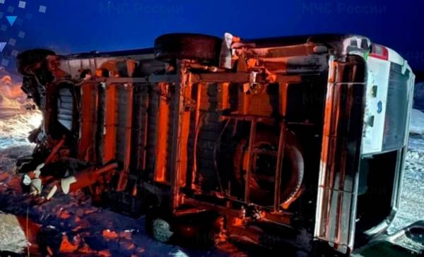ДТП с перевернувшимся автобусом в Бурятии произошло на опасном участке