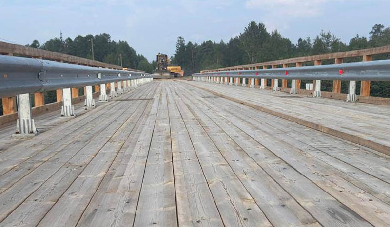 На севере Бурятии завершили работы по устройству подходов к новому мосту