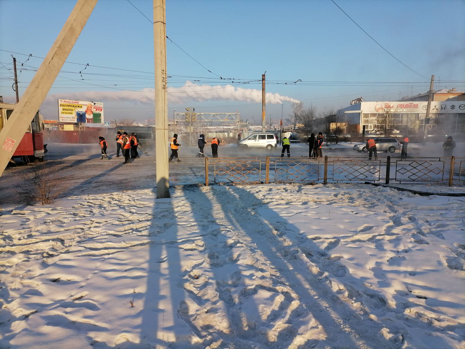 В Улан-Удэ затопило автомобильную дорогу | 05.01.2022 | Новости Улан-Удэ -  БезФормата