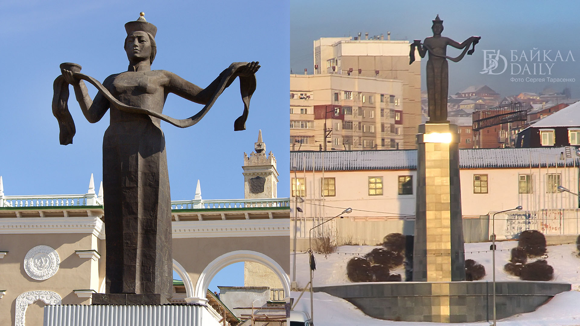 Мать Бурятия памятник в Улан-Удэ